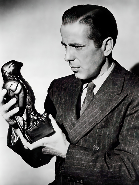 1941 Maltese Falcon Publicity Photo Set of 6 Full Size 8x10 Photos - Includes Free 8x10 Color Photo #7